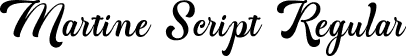 Martine Script Regular font - Martine Bold.ttf