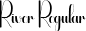 River Regular font - River.otf