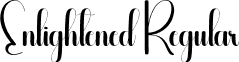 Enlightened Regular font - Enlightened.otf