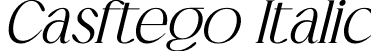 Casftego Italic font - Casftego-Italic.otf