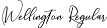 Wellington Regular font - Wellington.ttf