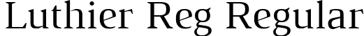 Luthier Reg Regular font - Luthier-Regular.ttf