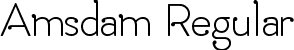 Amsdam Regular font - Amsdam Regular Mac.ttf