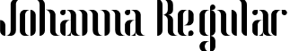 Johanna Regular font - Johanna.ttf