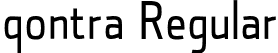 qontra Regular font - Qontra.otf