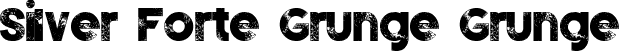 Silver Forte Grunge Grunge font - Silver Forte GrungeDEMO.ttf