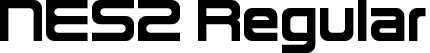 NES2 Regular font - NES2.ttf