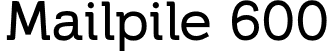 Mailpile 600 font - Mailpile-600.otf