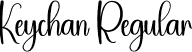 Keychan Regular font - Keychan.otf