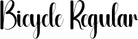 Bicycle Regular font - Bicycle.otf