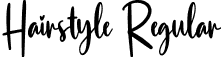 Hairstyle Regular font - Hairstyle.otf