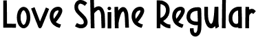 Love Shine Regular font - Love-Shine.otf