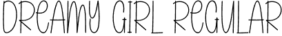 Dreamy Girl Regular font - Dreamy-Girl.otf