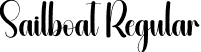 Sailboat Regular font - Sailboat.otf