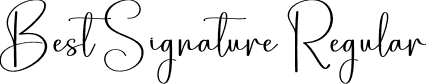 Best Signature Regular font - Best-Signature.otf