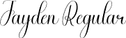 Jayden Regular font - Jayden.otf