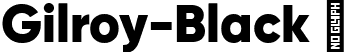 Gilroy-Black  font - Gilroy-Black.ttf