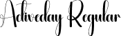 Activeday Regular font - Activeday.otf