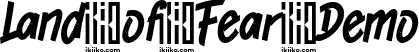 Land of Fear Demo font - LandofFearDemo.otf