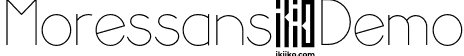 Moressans Demo font - MoressansDemo.otf