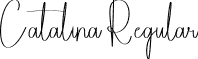 Catalina Regular font - Catalina.otf