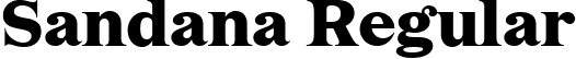 Sandana Regular font - sandanaregular-jr5q7.ttf