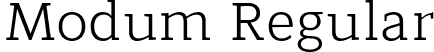 Modum Regular font - Modum-Regular.otf