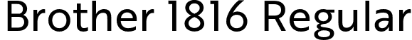 Brother 1816 Regular font - 07-brother1816-regular.otf