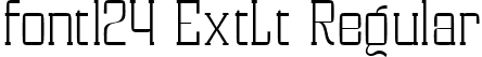 font124 ExtLt Regular font - MagefinExtraLight-MVM3r.ttf