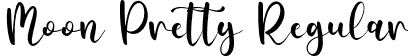 Moon Pretty Regular font - MoonPretty.otf