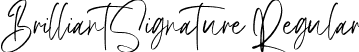 BrilliantSignature Regular font - Brilliantsignature-w11qw.otf