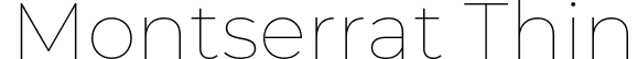 Montserrat Thin font - Montserrat-Thin.otf