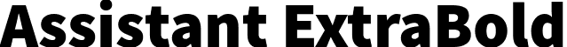 Assistant ExtraBold font - Assistant-ExtraBold.ttf