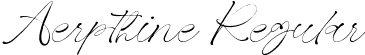 Aerpthine Regular font - Aerpthine Regular.ttf