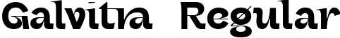 Galvitra Regular font - Galvitra.ttf