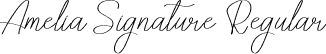 Amelia Signature Regular font - Amelia-Signature.otf