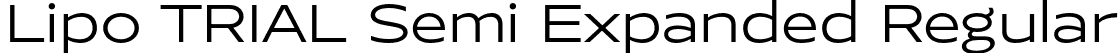 Lipo TRIAL Semi Expanded Regular font - LipoTRIAL-SemiExpandedRegular.otf