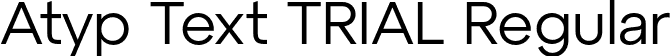 Atyp Text TRIAL Regular font - AtypTextTRIAL-Regular.otf