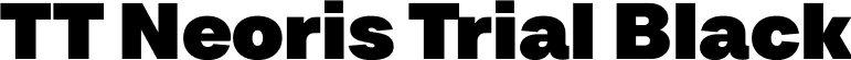 TT Neoris Trial Black font - TT-Neoris-Trial-Black.ttf