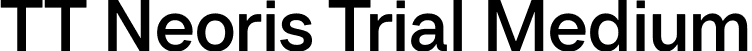 TT Neoris Trial Medium font - TT-Neoris-Trial-Medium.ttf
