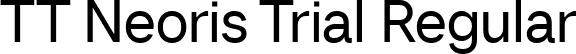 TT Neoris Trial Regular font - TT-Neoris-Trial-Regular.ttf