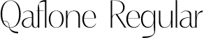 Qaflone Regular font - Qaflone.otf