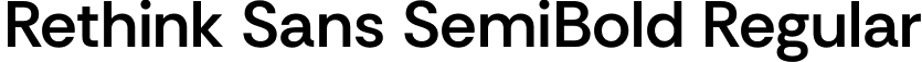 Rethink Sans SemiBold Regular font - RethinkSans-SemiBold.ttf