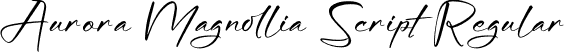 Aurora Magnollia Script Regular font - Aurora-Magnollia-Script.otf