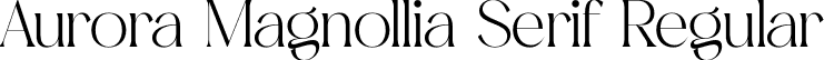 Aurora Magnollia Serif Regular font - Aurora-Magnollia-Serif.otf