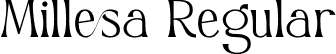 Millesa Regular font - millesa.otf