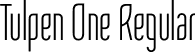 Tulpen One Regular font - TulpenOne-Regular.ttf