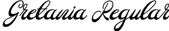 Gretania Regular font - Gretania.otf