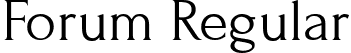 Forum Regular font - Forum-Regular.ttf