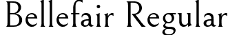 Bellefair Regular font - Bellefair-Regular.ttf